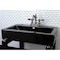 Kingston Brass NB1600AL 4" Centerset Bathroom Faucet, Black Stainless Steel NB1600AL - alternate 4